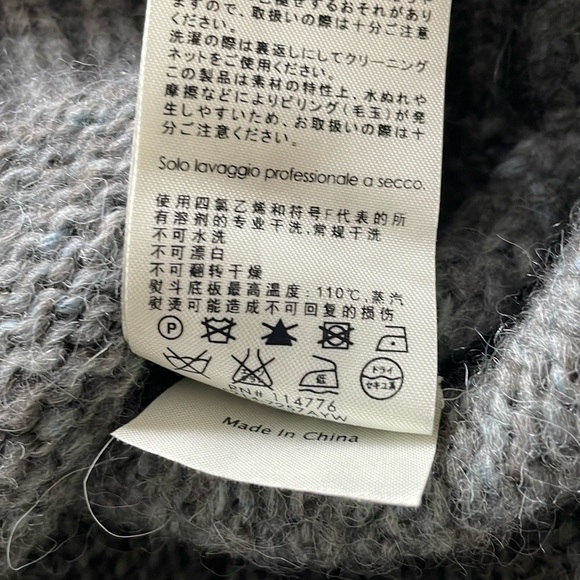 3.1 Phillip Lim alpaca wool blend zipped turtleneck oversized sweater, size XS - Picture 11 of 11